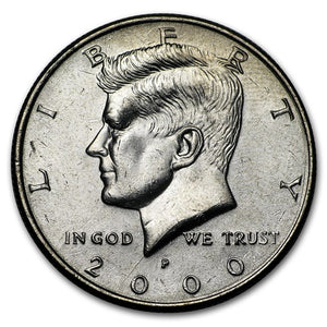 2000 Kennedy Half Dollar – Brilliant Uncirculated (BU)