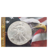 2001 American Silver Eagle in acrylic case