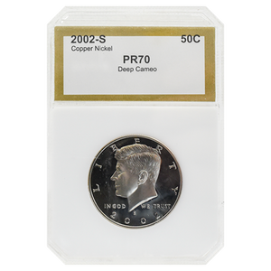 2002-S Kennedy Half Dollar PR70 Deep Cameo PCI