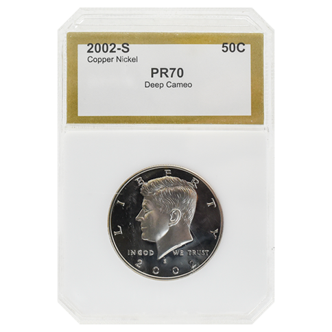 2002-S Kennedy Half Dollar PR70 Deep Cameo PCI