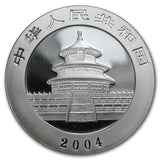 2004 China Panda 1 Oz Silver BU Mint Sealed