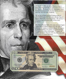 BEP 2004 $20 St. Louis New Color of Money Folder