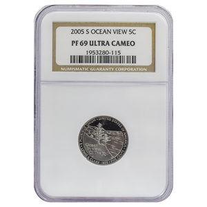2005-S Jefferson Ocean View Proof Nickel PF69 Ultra Cameo NGC