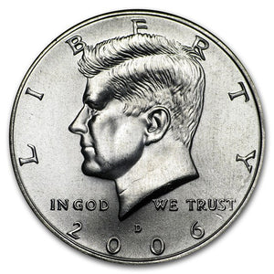 2006-D Kennedy Half Dollar – Brilliant Uncirculated (BU)
