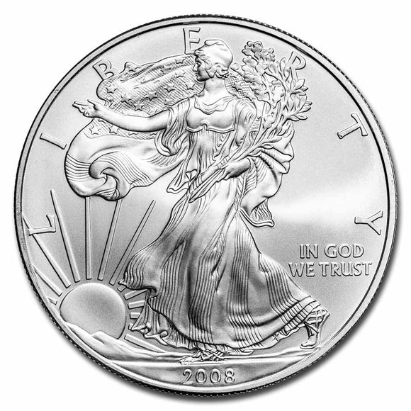 2008 American Silver Eagle BU