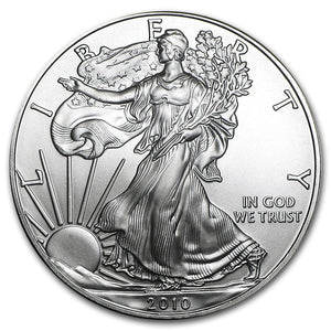Roll of 2010 American Silver Eagles