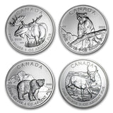 Random 1 oz Wildlife World Silver Round (Off Quality)