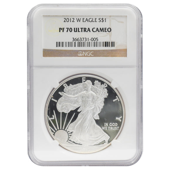 2012-W Silver Eagle PF70 Ultra Cameo NGC