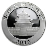 2012 Toned Pandas 1 oz Silver Rounds