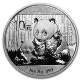 2012 Toned Pandas 1 oz Silver Rounds