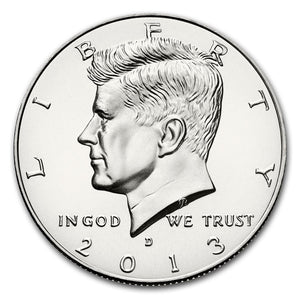2013-D Kennedy Half Dollar – Brilliant Uncirculated (BU)