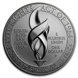 2014-P Civil Rights Act of 1964 Proof Silver Dollar w/ Box and COA