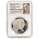 2015-W $1 March of Dimes Commemorative PF69 Ultra Cameo  NGC FDR Label