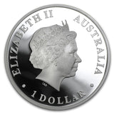 2015 Australia 1 oz Silver Proof Saltwater Crocodile