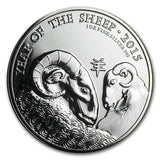 Random 1 oz Wildlife World Silver Round (Off Quality)