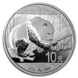 2016 China Panda 30 Gram Silver BU (In Capsule)
