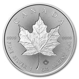 2018 Canada Maple Leaf 1 oz Silver BU - Incuse