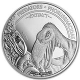 2020 Predators: Extinct Republique Democratique Du Congo 1 Oz Silver Round - BU