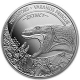 2020 Predators: Extinct Republique Democratique Du Congo 1 Oz Silver Round - BU