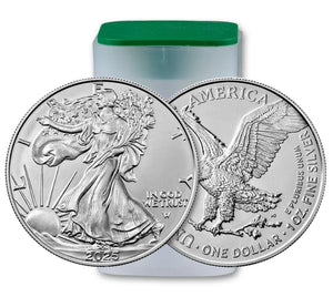 2025 Silver Eagle Roll (20 coin roll)