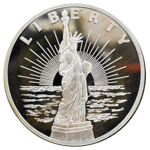 2 Troy Ounce Silver Liberty Coin