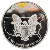 2 Troy Ounce Silver Liberty Coin