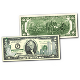 September 11th 10th anniversary $2 colorized bank note