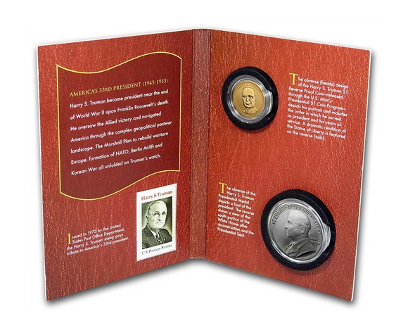 US Mint 2015 Harry S. Truman Coin & Chronicles Set