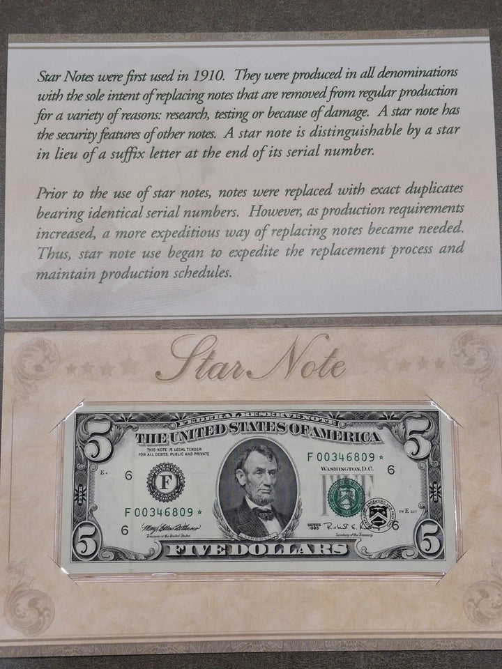 BEP 1999 Federal Reserve $5 Star Note (F-Atlanta) – CCI