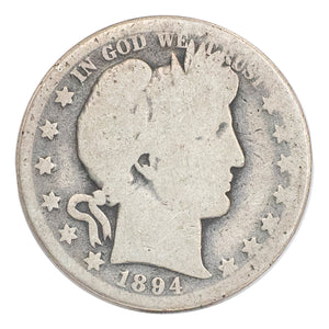 1894-O Barber Half Dollar (G)