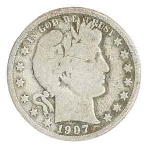 1907-D Barber Half Dollar (G)