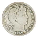 1907-D Barber Half Dollar (G)