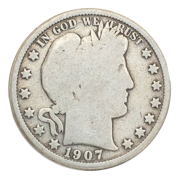 1907-O Barber Half Dollar Cleaned (G)