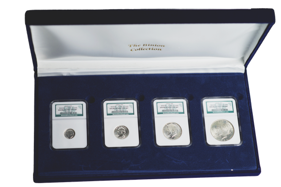 4 Coin NGC Graded Binion Set