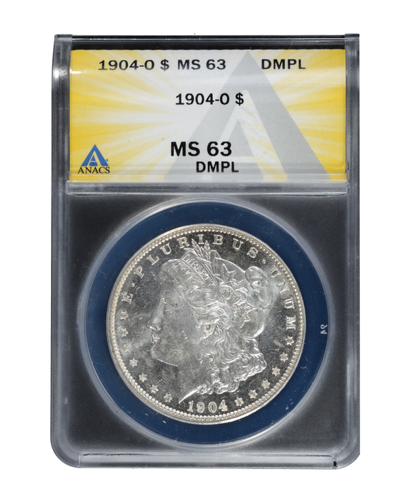 1904-O Morgan Dollar MS63 DMPL Anacs