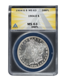 1904-O Morgan Dollar MS63 DMPL Anacs