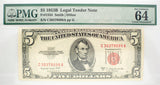 1928 $1, $2, $5 PMG Legal Tender Set