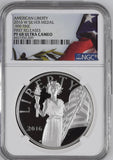 American Liberty 2016 W Silver Medal .999 Fine FR PF68 ULTRA CAMEO