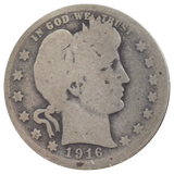 1916-D Barber Quarter (AG)