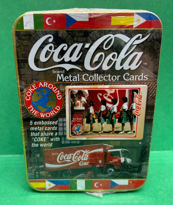 Coca-Cola Brand Metal Collector Cards Coca-Cola Brand Metal Collector Cards