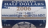 2006-P Kennedy Half Dollar Roll