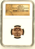 2009 1C Presidency MS65 RD First Day Ceremony NGC