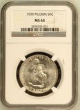 1920 Pilgrim Silver Commemorative Half Dollar MS64 NGC