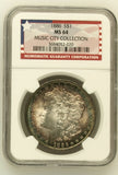 1886 $1 Morgan Silver Dollar MS64 Music City Collection NGC - Toner