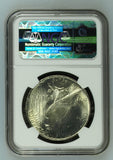 1923 $1 MS65 Peace Dollar Music City Collection NGC