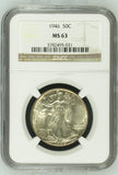 1946 50C Walking Liberty Half Dollar - MS63 NGC