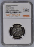 2017-S Clad 25C Effigy Mounds SP69 Enhanced Finish - First Day - ANA