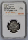2017-S Clad 25C George Rogers Clark SP69 Enhanced Finish First Day - ANA