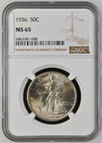 1936 Walking Liberty Half Dollar MS65 NGC