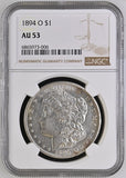 1894-O $1 Morgan Dollar AU53 NGC